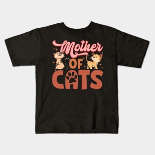 Mother of Cats Kids T-Shirt